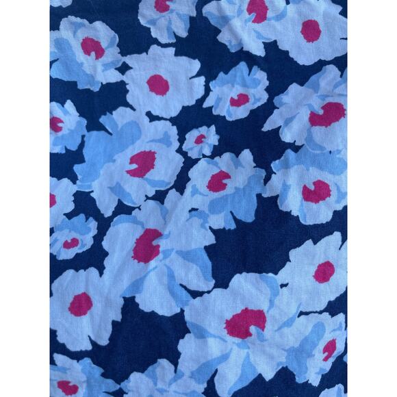 Crown & Ivy Kids blue floral top 6 100% cotton - Picture 5 of 6